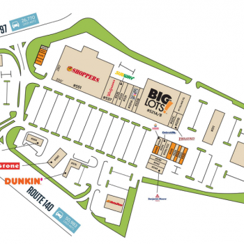 Plan of mall 140 Village Shopping Center