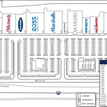 Plan of mall 240 Penn Park