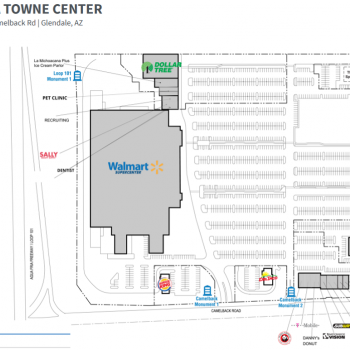 Plan of mall Agua Fria Towne Center