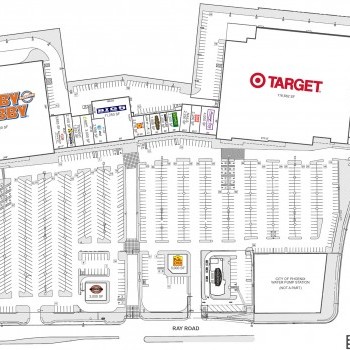 Plan of mall Ahwatukee Foothills Towne Center II - 4722 E. Ray Road