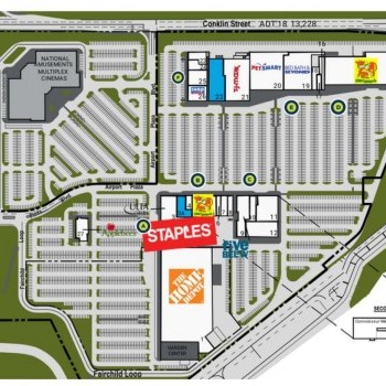 Plan of mall Airport Plaza