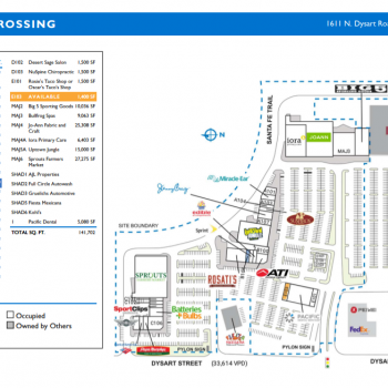 Plan of mall Alameda Crossing