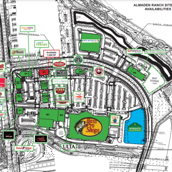 Plan of mall Almaden Ranch