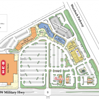 Plan of mall Alon Town Centre