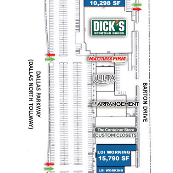 Plan of mall Alpha Parkway Plaza