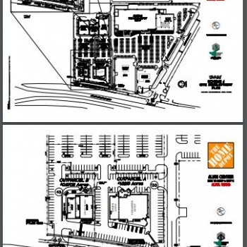 Plan of mall Alvin Center