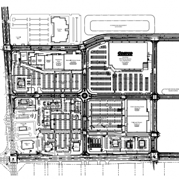 Plan of mall Ambassador Town Center