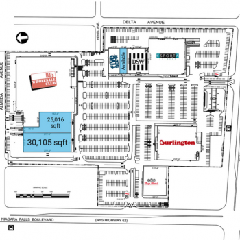 Plan of mall Amherst Commons