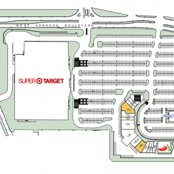 Plan of mall Arbrook Oaks