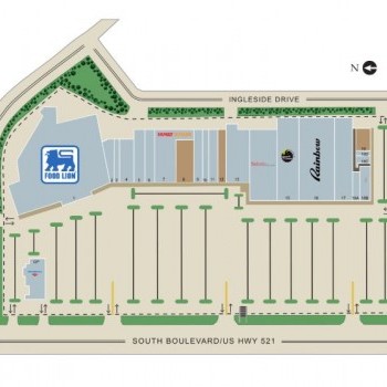 Plan of mall Archdale Marketplace