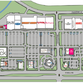 Plan of mall Arrowhead Crossing