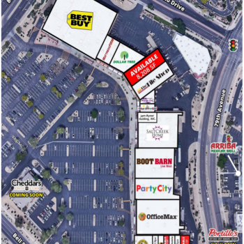 Plan of mall Arrowhead Marketplace