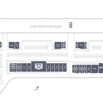 Plan of mall Atlantic Square