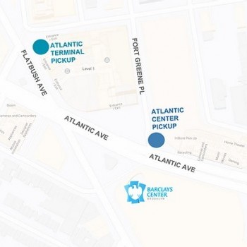 Plan of mall Atlantic Terminal Mall