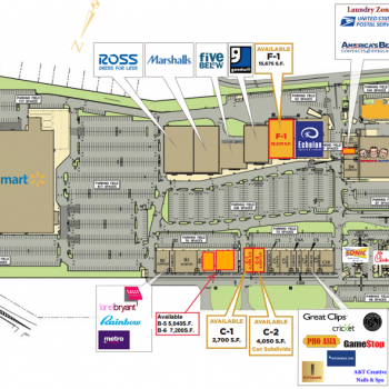 Plan of mall Audubon Crossings