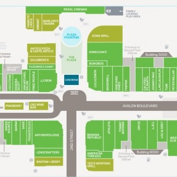 Plan of mall Avalon