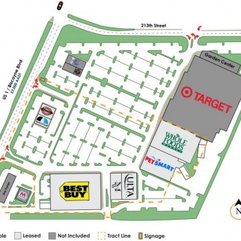 Plan of mall Aventura Commons