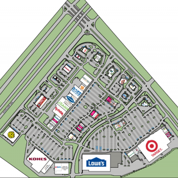 Plan of mall Bandera Pointe