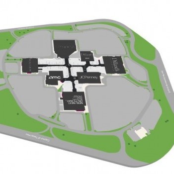Plan of mall Barton Creek Square Mall
