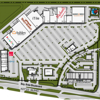 Plan of mall Baybrook Gateway