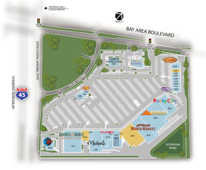 Baybrook Mall Store Map Baybrook Gateway - Store List, Hours, (Location: Webster, Texas) | Malls In  America