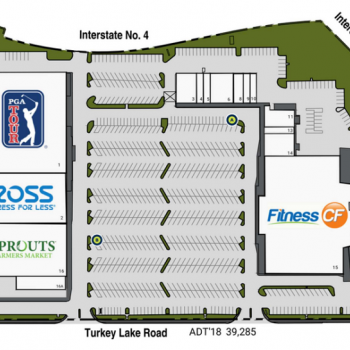 Plan of mall Bayhill Plaza