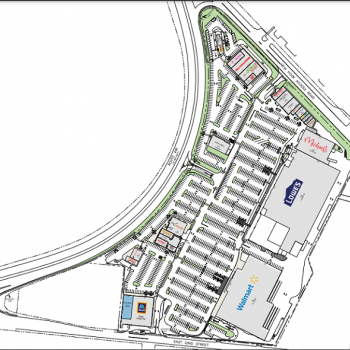 Plan of mall Bayonne Crossing