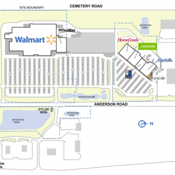 Plan of mall Bear Creek Plaza
