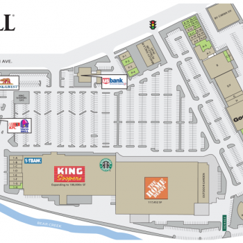 Plan of mall Bear Valley Shopping Center