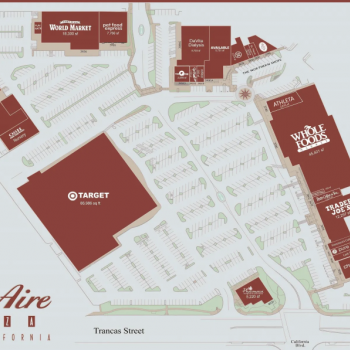 Plan of mall Bel Aire Plaza