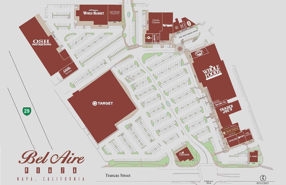Bel Air Mall Floor Plan
