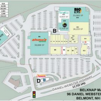 Plan of mall Belknap Mall