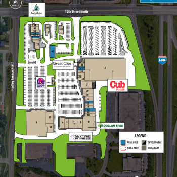 Plan of mall Bergen Plaza