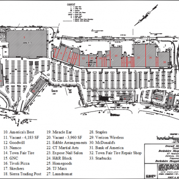 Plan of mall Berkshire Shopping Center