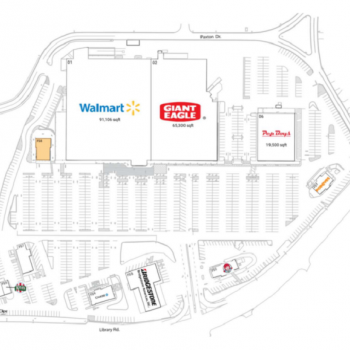 Plan of mall Bethel Park Shopping Center