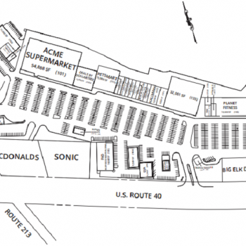 Plan of mall Big Elk Shopping Centre