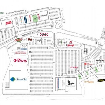 Plan of mall Big Flats Consumer Square
