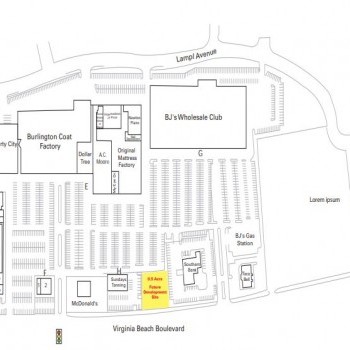 Plan of mall Birchwood Shopping Center