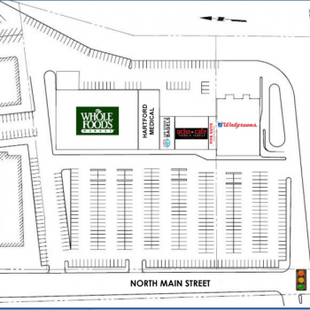 Plan of mall Bishops Corner East