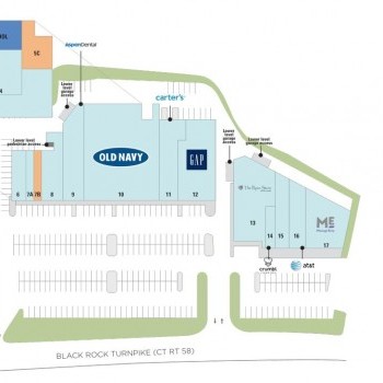 Plan of mall Black Rock Shopping Center