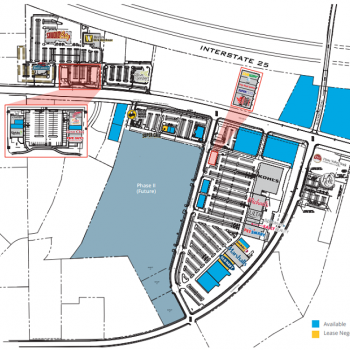 Plan of mall Blackmore Marketplace