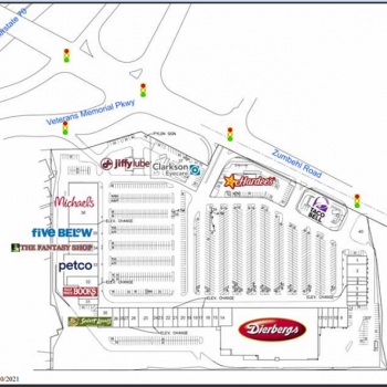 Plan of mall Bogey Hills Plaza