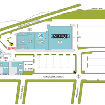 Plan of mall Botany Plaza