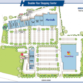 Plan of mall Boulder Run Shopping Center