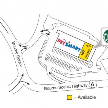 Plan of mall Bourne Bridge Crossing