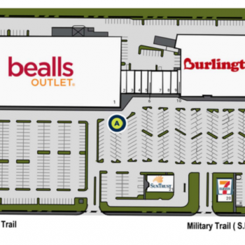 Plan of mall Boynton West Shopping Center