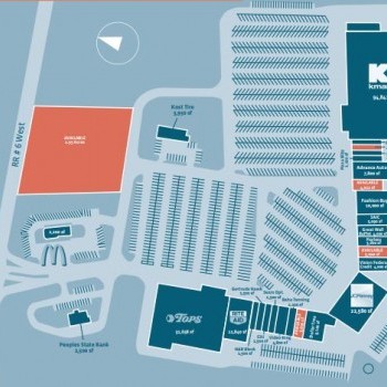 Plan of mall Bradford Towne Centre