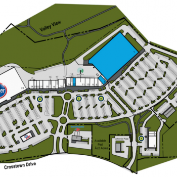 Plan of mall Braelinn Village Shopping Center