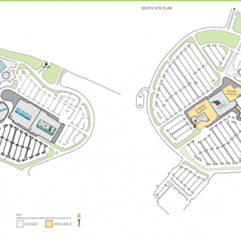 Plan of mall Brandywine Town Center
