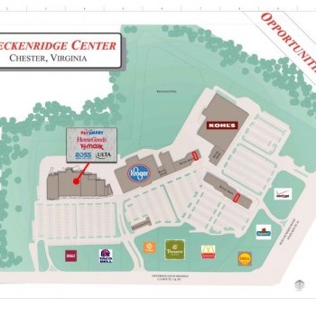 Plan of mall Breckenridge